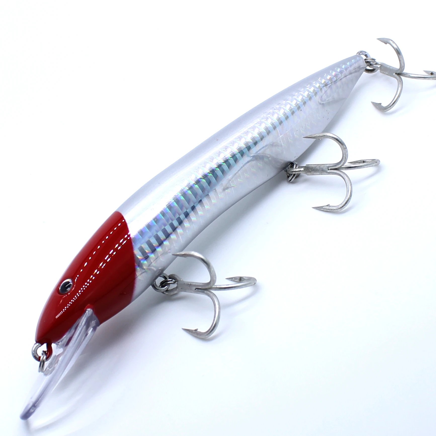 Aoclu-harter Köder für Tiefsee boote, schwimmende Elritze, Jerkbait-Rassel, Stein köder, 4x Drillinge, japanische Qualität, 150mm, 35g, 1 Stk – Detail 19