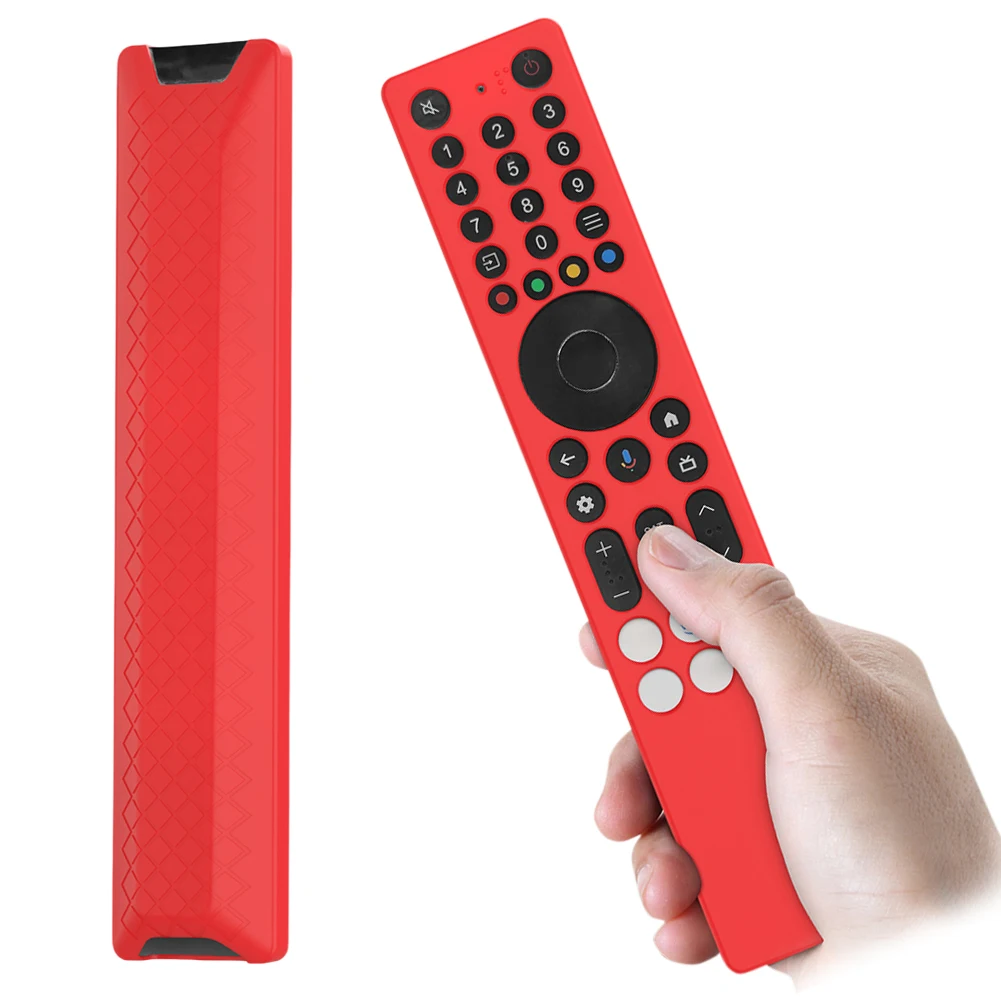 For TCL RC833A Silicone Remote Control Case with Lanyard Drop-Proof RC Cover Anti-Slip Television RC Shell Smart TV Accessories image 3