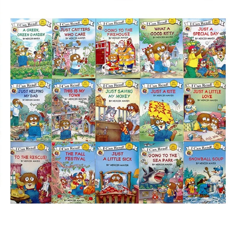 15 Books I Can Read Little Critter English Picture Story Book For Kids Education Learning Toys Parent-Child Reading Book Gift