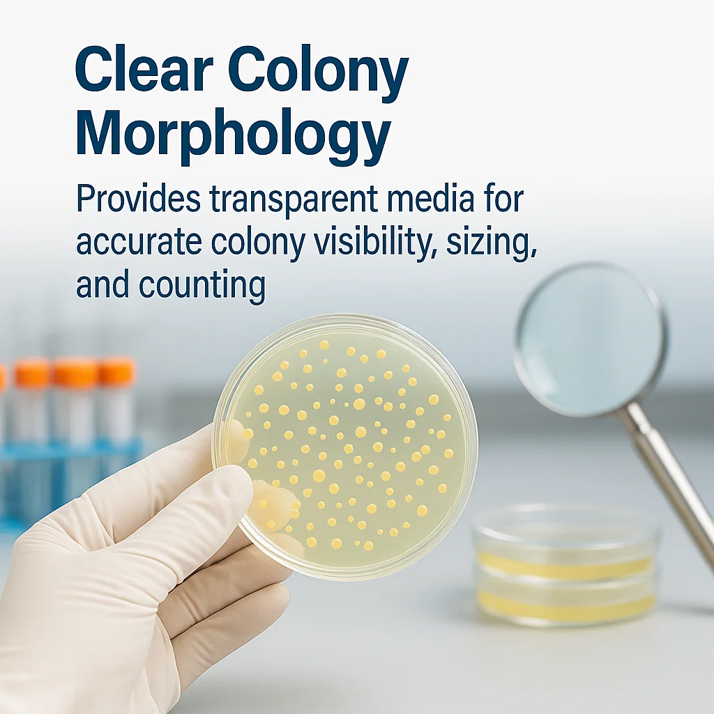 PCA100g 250g Plate Counting Agar Total Bacterial Count Determination Analysis Of Environmental Samples for Water Quality