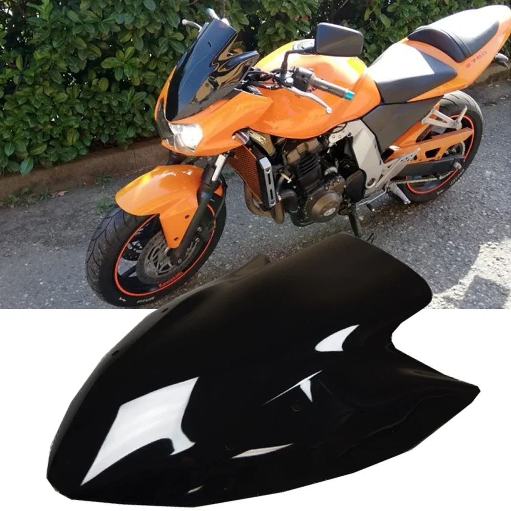 Z750 Windscreen Motorcycle Accessories For Kawasaki Z 750 2004 2005 2006 Sports Windshield Wind Deflectors Screen Double Bubble