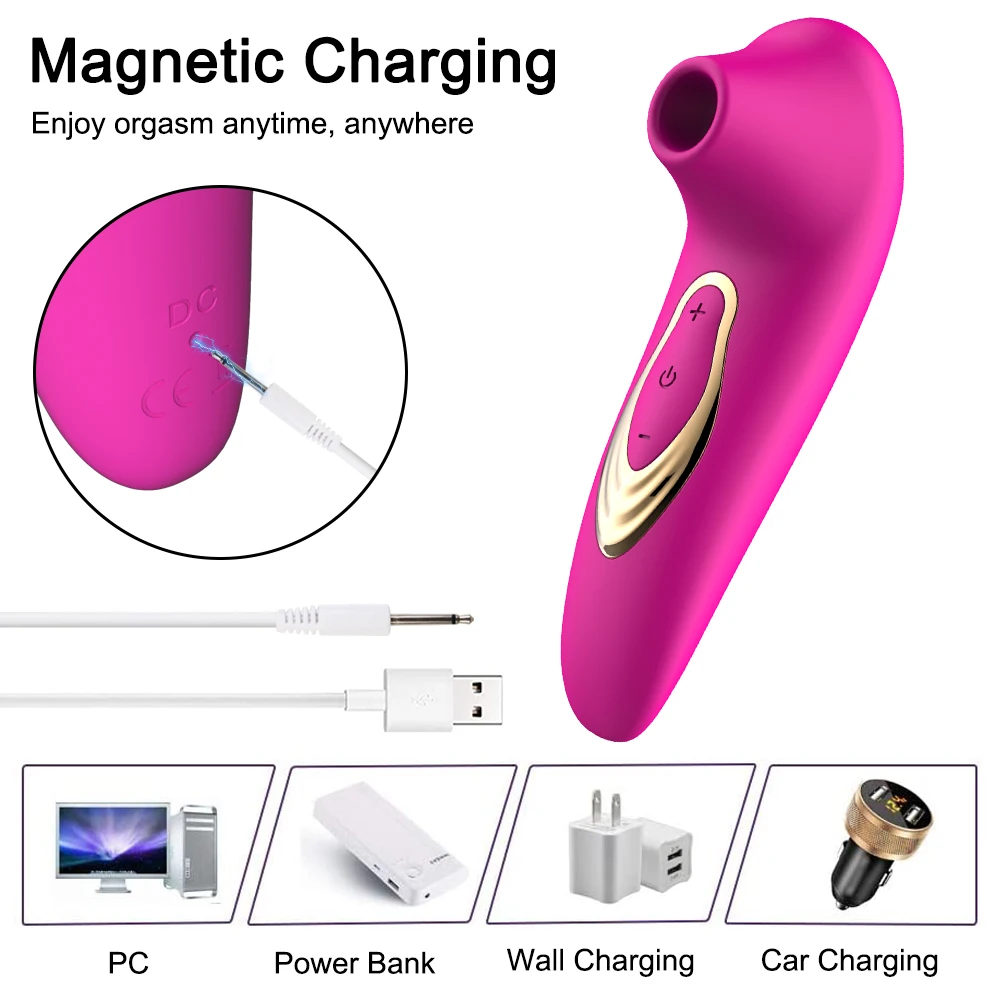 Sucker Clitoris Powerful Sucking Vibrator Female Clit Nipple Oral Vacuum Stimulator Massager Sex Toys Adults Goods for Women