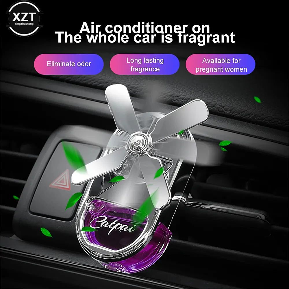 

Car Perfume Air Conditioning Outlet Small Fan-Shaped Aromatherapy Car Interior Decoration Ornaments Air Freshener To Remove Odor