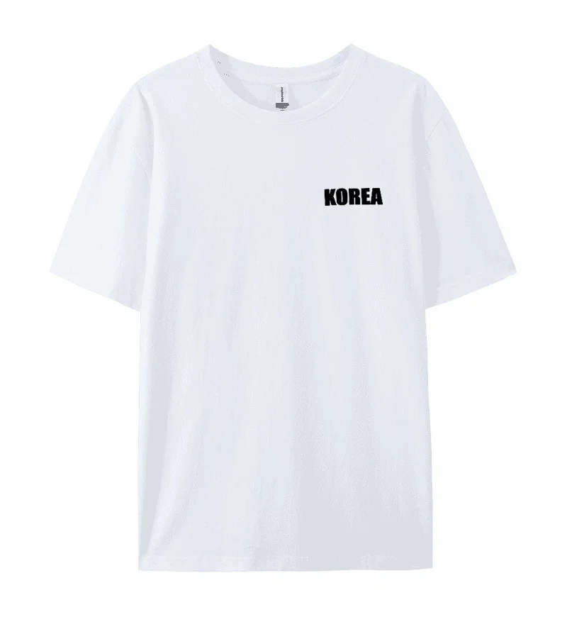 2025 ROKA Style Pure Cotton Personalized Printed Pure Cotton Short Sleeved T-shirt Cool Short Sleeved Fitness Shirt