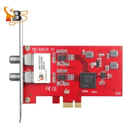 TBS6281se V2 DVB-T2/C2/T Dual Tuner PCIe Card Enjoy FTA Digital Terrestrial/Cable FTA TV and Digital Stereo Radio on PC