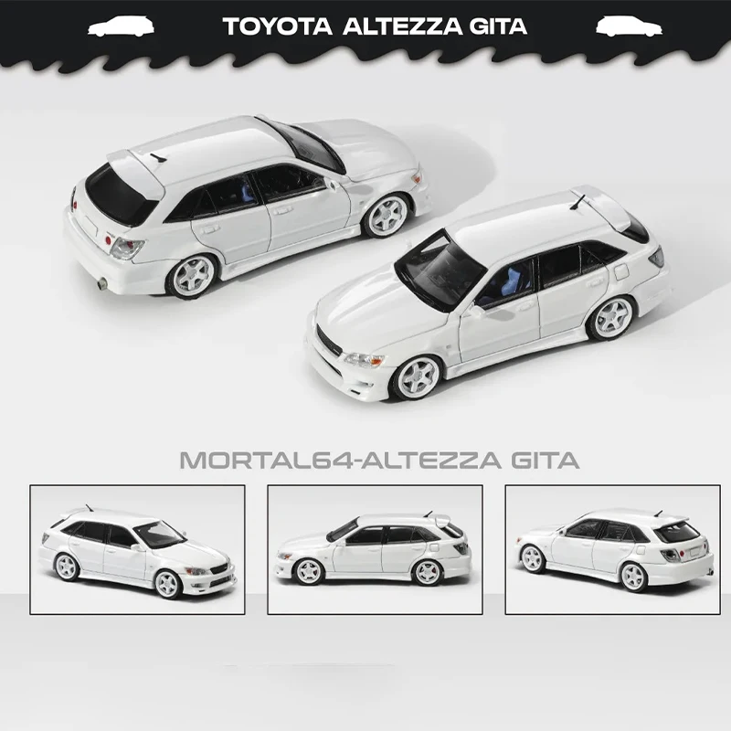 طبعة محدودة 1:64 مورتال تويوتا ألتيزا جيتا إيليت واجون إليكسير مصنع لكزس هو سبورتكروس سبيكة دييكاست نموذج JDM لعبة المشجعين