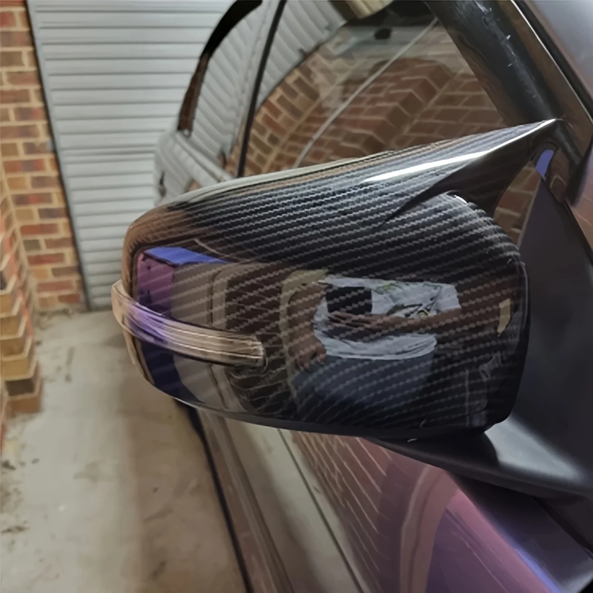 Paar Rückspiegel-Abdeckungen für Mitsubishi Lancer X 10 EX EVO 2013-2016 für Mirage G4 Attrage 2016-2023 Autoteil – Detail 2
