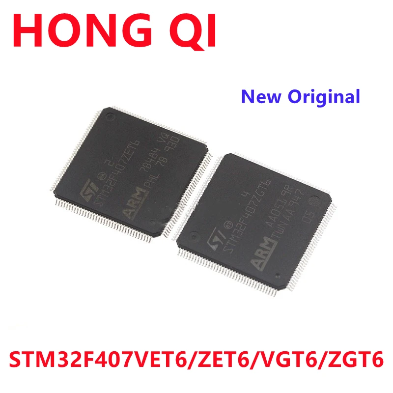 1PCS New Original STM32F407VET6 STM32F407VGT6 STM32F407ZET6 STM32F407ZGT6 STM32F407 VET6 STM32F407 VGT6 QFP-100 Chipset