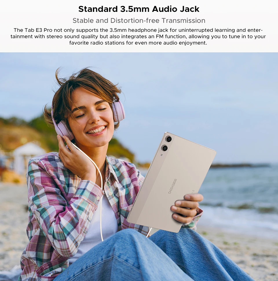 DOOGEE Tab E3 Pro Tablet Android 15 Gemini AI 13'' Display 7.9mm Ultra-thin 8GB 256GB Smart Pad 11000mAh Battery Global Version