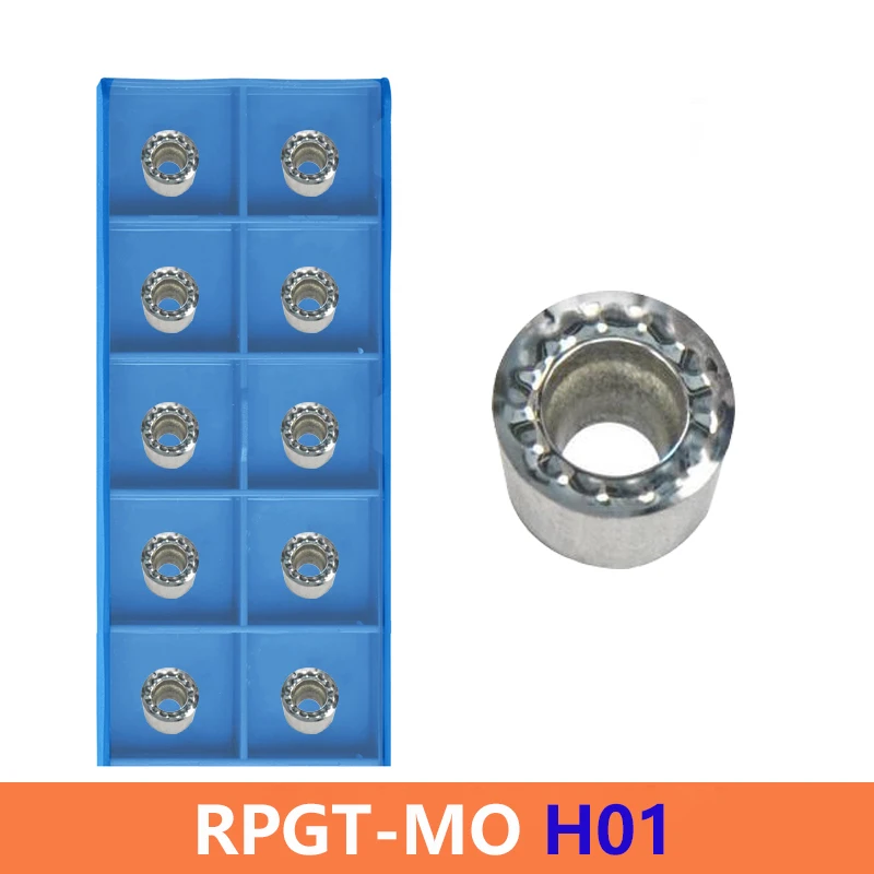 LIHAOPING aluminium vloží RPGT0803 RPGT1003 RPGT10T3 RPGT1204 RPGT1605 MO H01 soustružnický nářadí CNC soustruh řezačka RPGT 0803 1003 1204