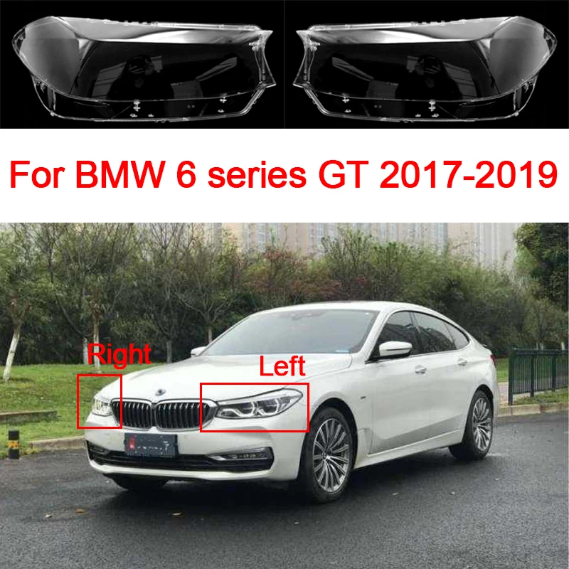 

For BMW 6 Series GT G32 2017-2020 Car Front Headlamp Shell Lampshade Glass Case Transparent Lamp Shade Headlight Cover Lens