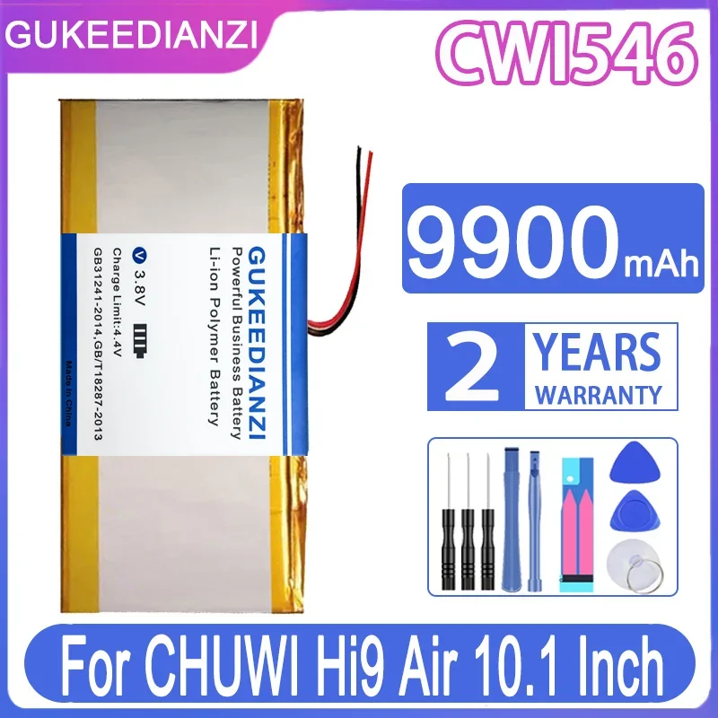 

GUKEEDIANZI Replacement Battery CWI546 (Hi9 Air) 9900mAh For CHUWI Hi9 Air 10.1 inch Laptop Batteries