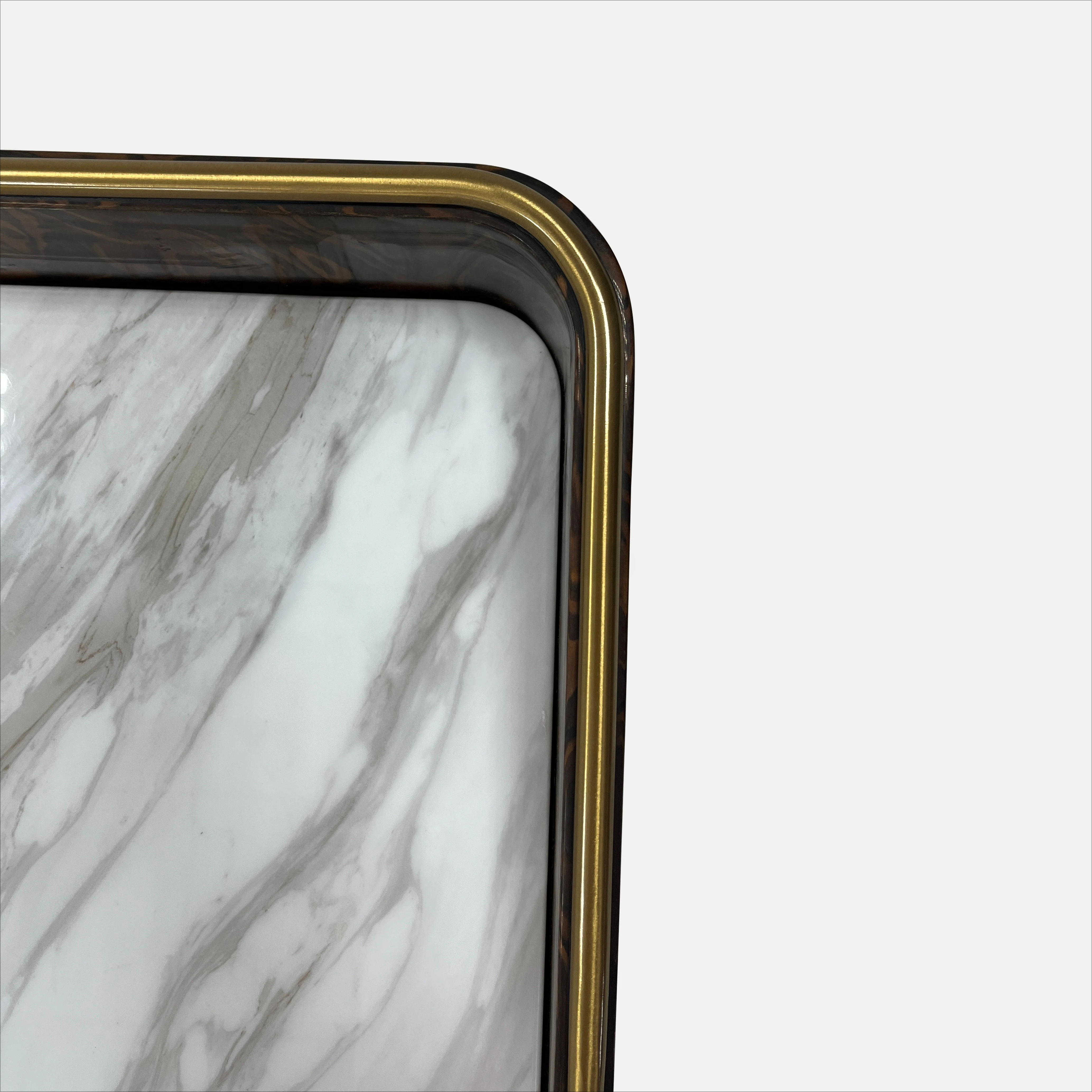 أثاث غرف النوم الفاخرة الحديثة، طاولات السرير الرخامية، طاولات السرير الجلدية