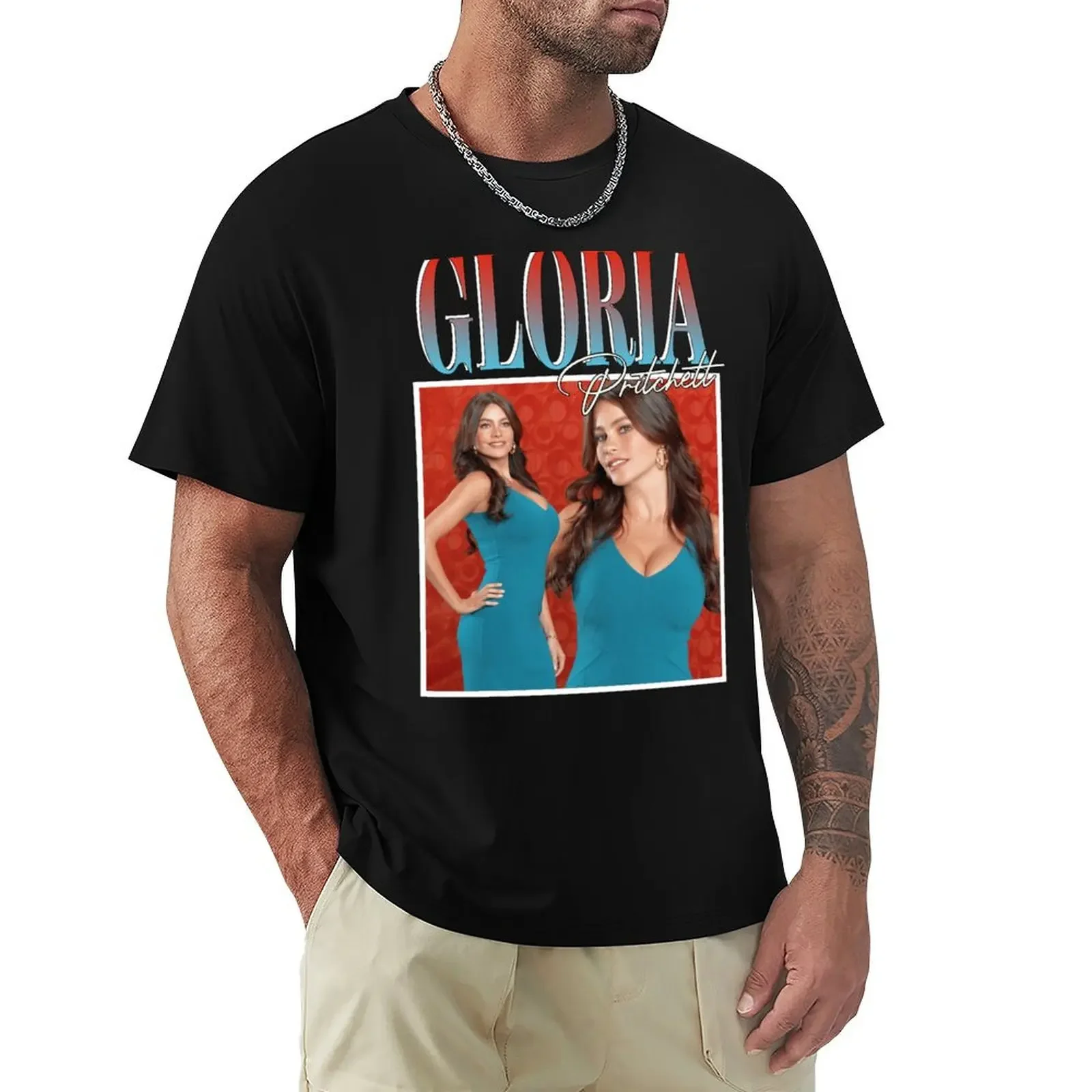 Gloria Pritchett T-Shirt sports fans summer top oversizeds mens t shirts