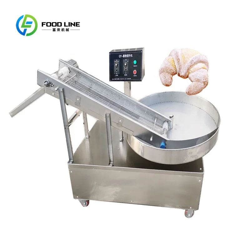 Máquina Eléctrica para Rebozar y Cubrir con Harina y Sésamo, Tipo Rotatorio, de 20-160 kg/h, para Pollo y Carne, Precio Bajo
