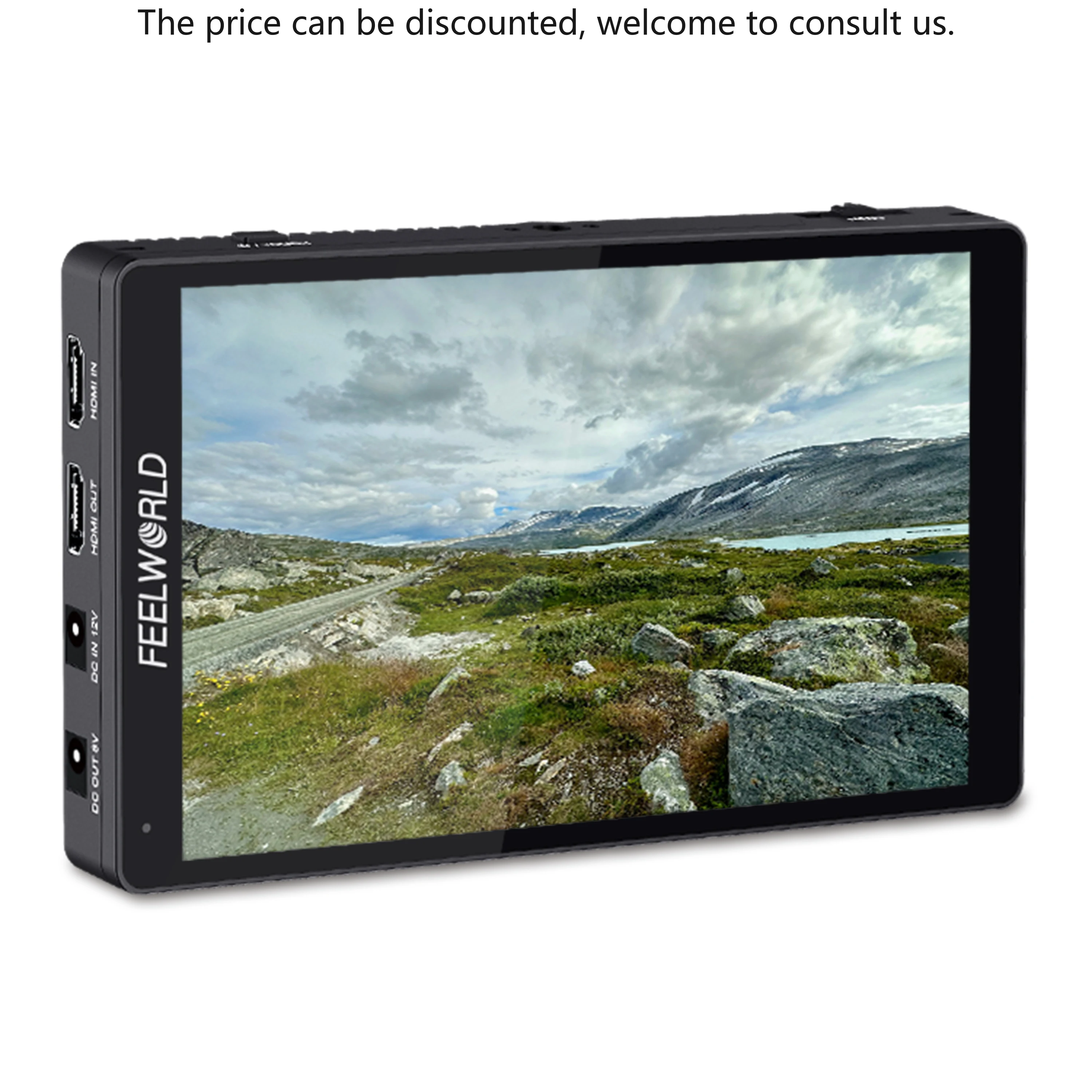 

FEELWORLD F7 PRO 7 Inch Touch Screen Camera Monitor 3D LUT HDR Power Kit 4K 60Hz HD Dslr Field Monitor