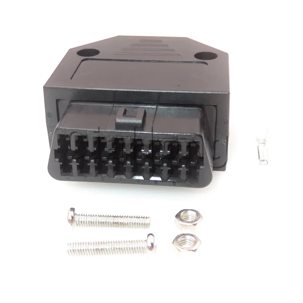 1 Set 16 Ways Auto AC Assembly Car Unsealed Plug Truck OBD Diagnostic Interface Wire Connector Automobile Replacement Socket