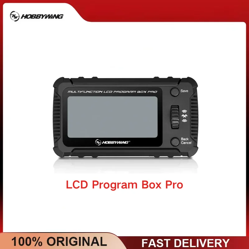 Hobbywing Multifunction LCD Program Box Pro OTA Firmware Update & Parameter Adjust for 1-8S ESC RC Car Boat