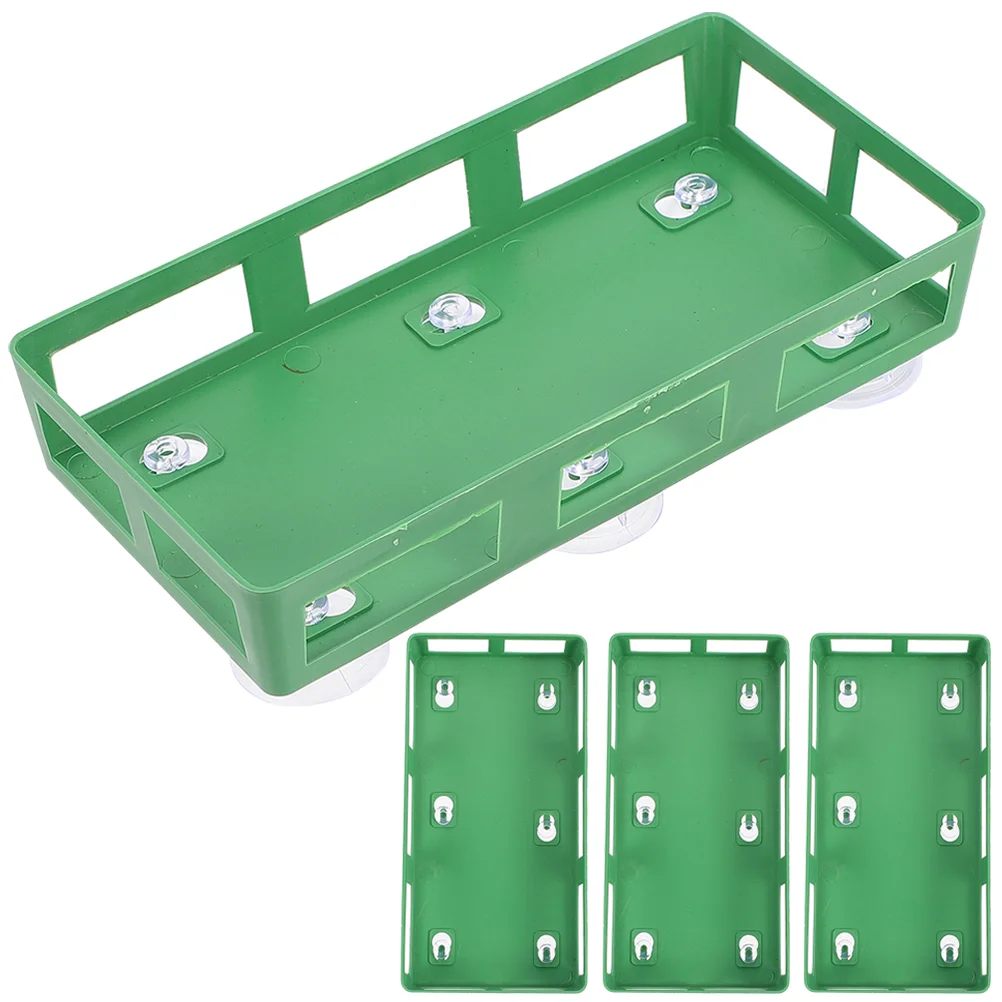 

4 Pcs Six-claw Suction Cup for Wedding Car Flower Centerpiece Holder Decor Bracket Table Plastic Floral Cage DIY Party Block