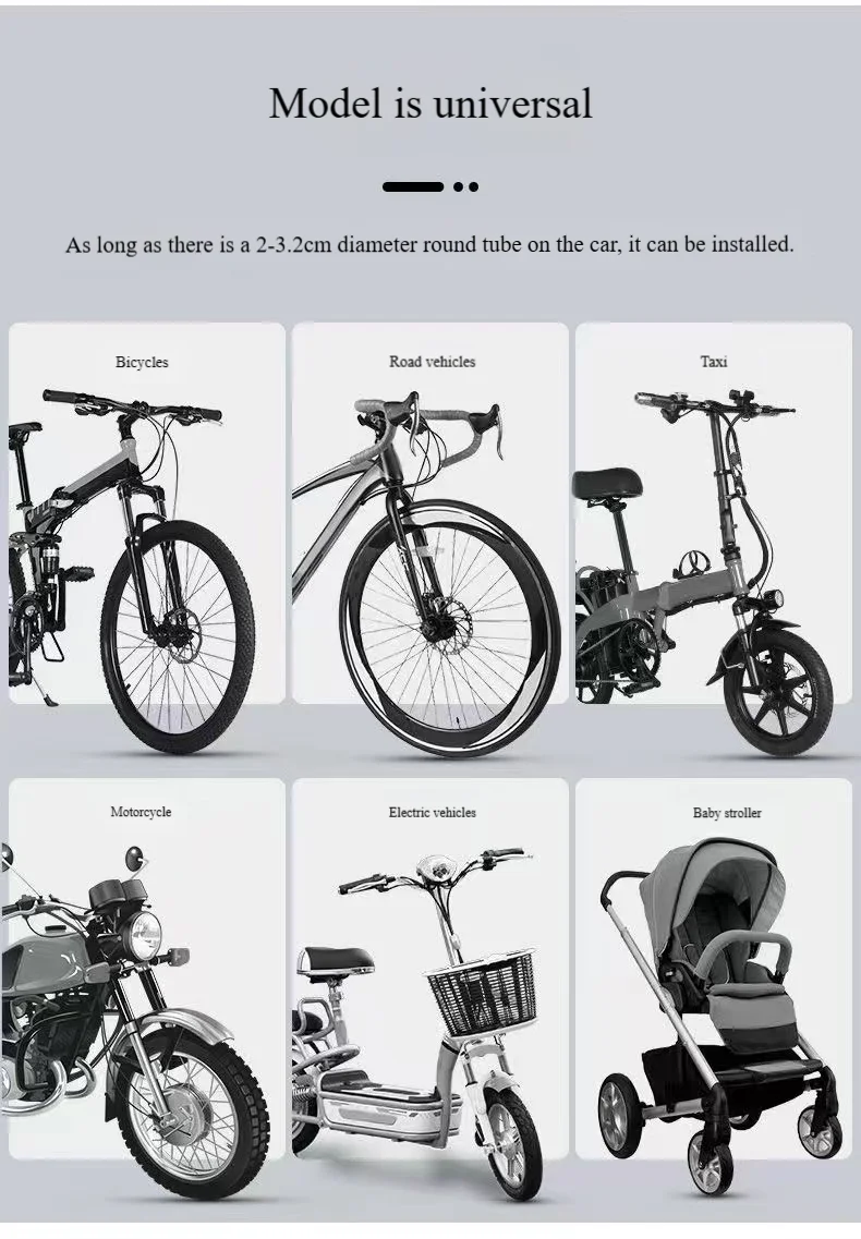 QUAD LOCK  Rotatable Bike Water Bottle Cage Multifunction Cycling Beverage Holder Adjustable Grip for Mountain Bike Road