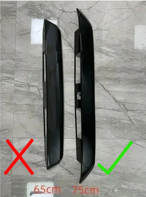 1 Pcs Back Door License Plate Upper for Pajero V87 V88 V93 V95 V98 2014-2020 Spare Tire Black Cover Board 6430A106XA