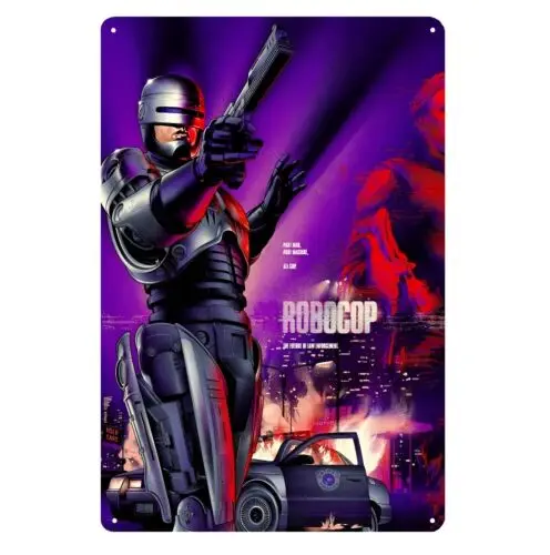 Robocop Scifi Retro Movie Metal Poster Tin Sign 20x30cm Plaque