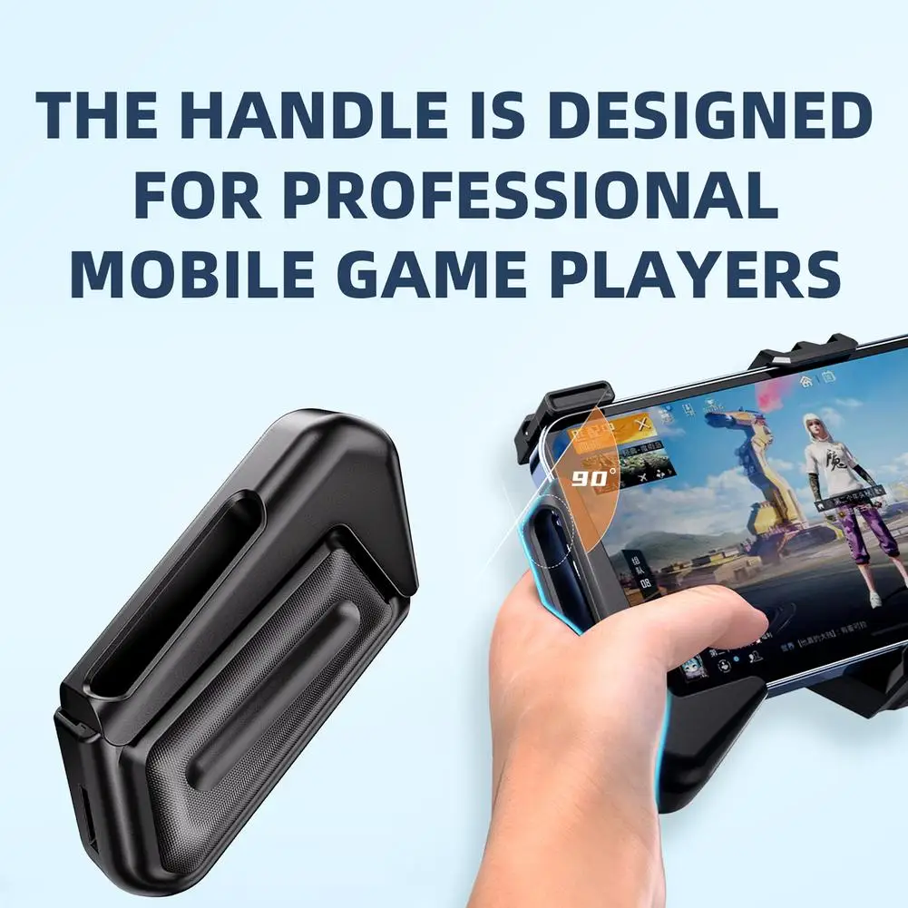 Kontroler Pelatuk Pegangan Tambahan Game Seluler Gamepad Ergonomis Kompatibel untuk Ios Android Tempat Ponsel Portabel Universal