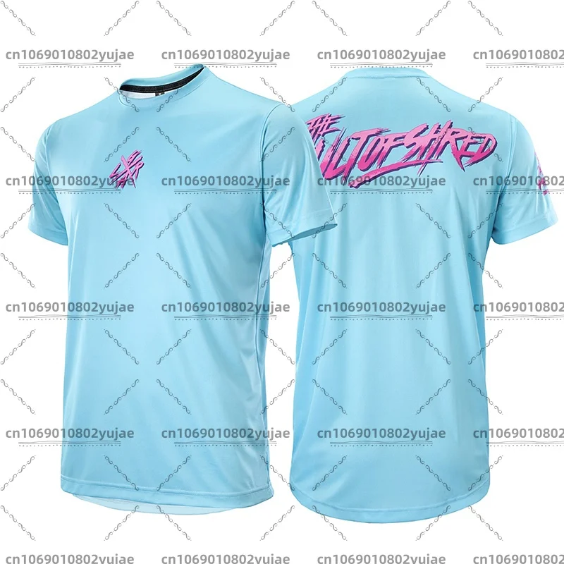 Summer Loose Rider Jersey Motocross Mountain Endurance Short Sleeve Cycling Jersey BMX Mtb Breathable Endurance Shirt