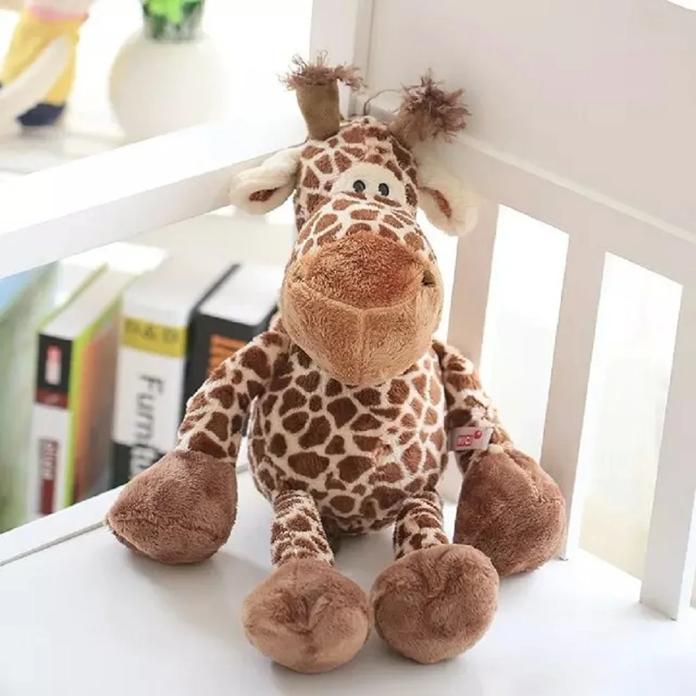 

small cute stuffed giraffe toy plush jungle giraffe doll gift about 24cm