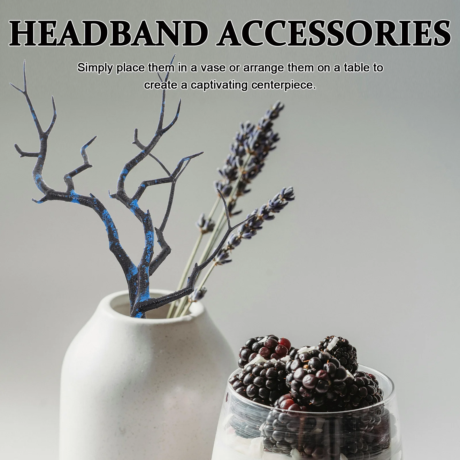 

10Pcs Artificial Antler Tree Branches Realistic Fake Plastic Antlers Halloween Christmas Home Party Event Decoration