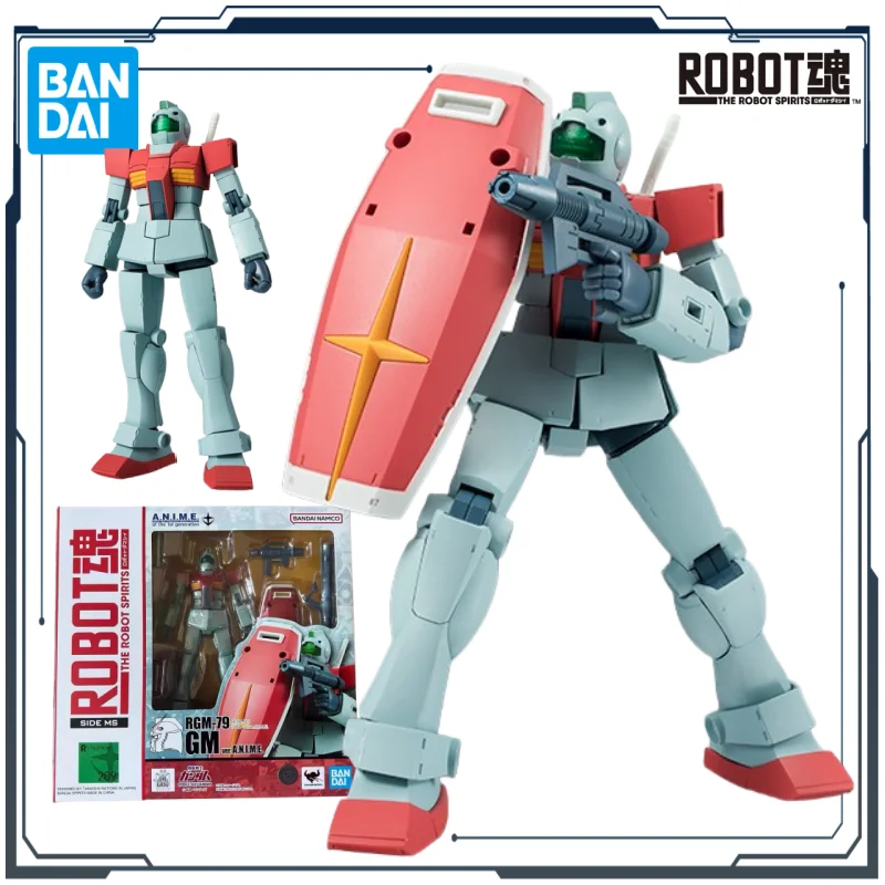 

BANDAI Original ROBOT SPIRITS <SIDE MS> RGM-79 GM Ver. А.Н.И.М.Е. Мех-фигурка продукта, игрушка для мальчиков, подарок, коллекционные украшения