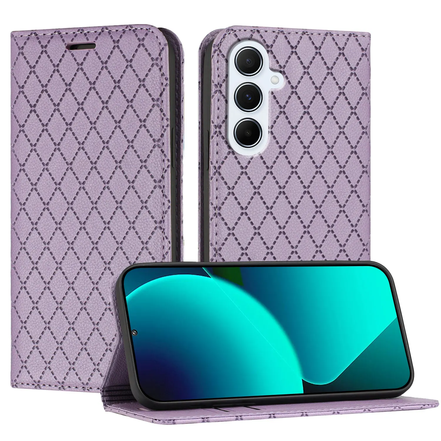 Para Samsung Galaxy A70S A70 A50S A50 A40 A30S A30 A20E A20S A20 A10E A10S A10 Funda de libro de cuero magnética Funda tipo billetera