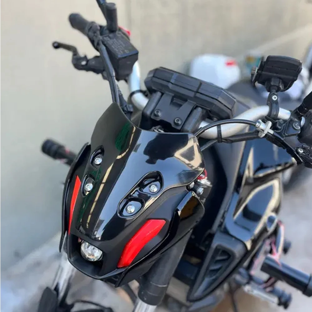

FOR YAMAHA MT07 Windscreen MT-07 MT mt 07 2023 2022 2021 Motorcycle Windshield Deflectors Wind Shield Screen Protector 2024 2025