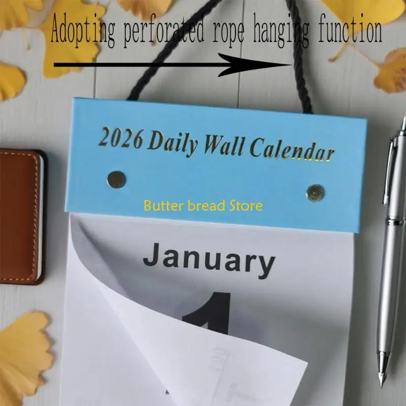 W89C 2026 Tear Off Calendar Office Organization Calendar Tearable Pages Calendar