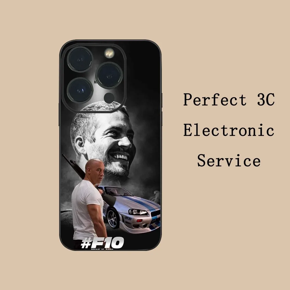 F-Fasts and F-Furious Moive Phone Case For iPhone15 14 13 12 11 10 9  Pro Max XS Max X XR 7 8 Plus Mini Soft Silicone Cover