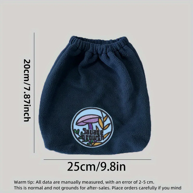 Fleece Horse Stirrup Bag, Elastic Opening Saddle Stirrup Storage Pouch for Equestrian Riding Tack
