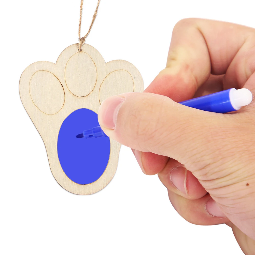 

12Pcs Easter Bunny Wooden Hanging Ornaments Unfinished DIY Crafts Kids Spring Decorations Wooden Carrot Cutouts