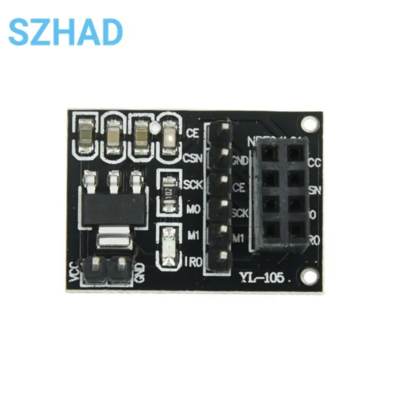 Versione di aggiornamento NRF24L01 da 2,4 GHz NRF24L01 + PA + LNA 1000 metri NRF24L01 + modulo di trasmissione dati wireless 2.4G per Arduino