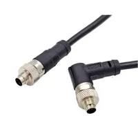 M9 1M 2M 5M Unshielded Industrial Multipole Electrical Connector Straight Male Female Plug Cable 2 3 4 5 6 7 8Pin Power Adapter