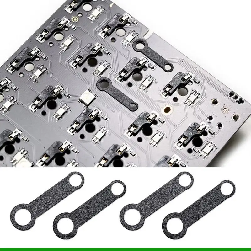 Teclados mecânicos U55c Chaves estabilizadores PCB espessados ​​para melhorar a estabilidade da digitação