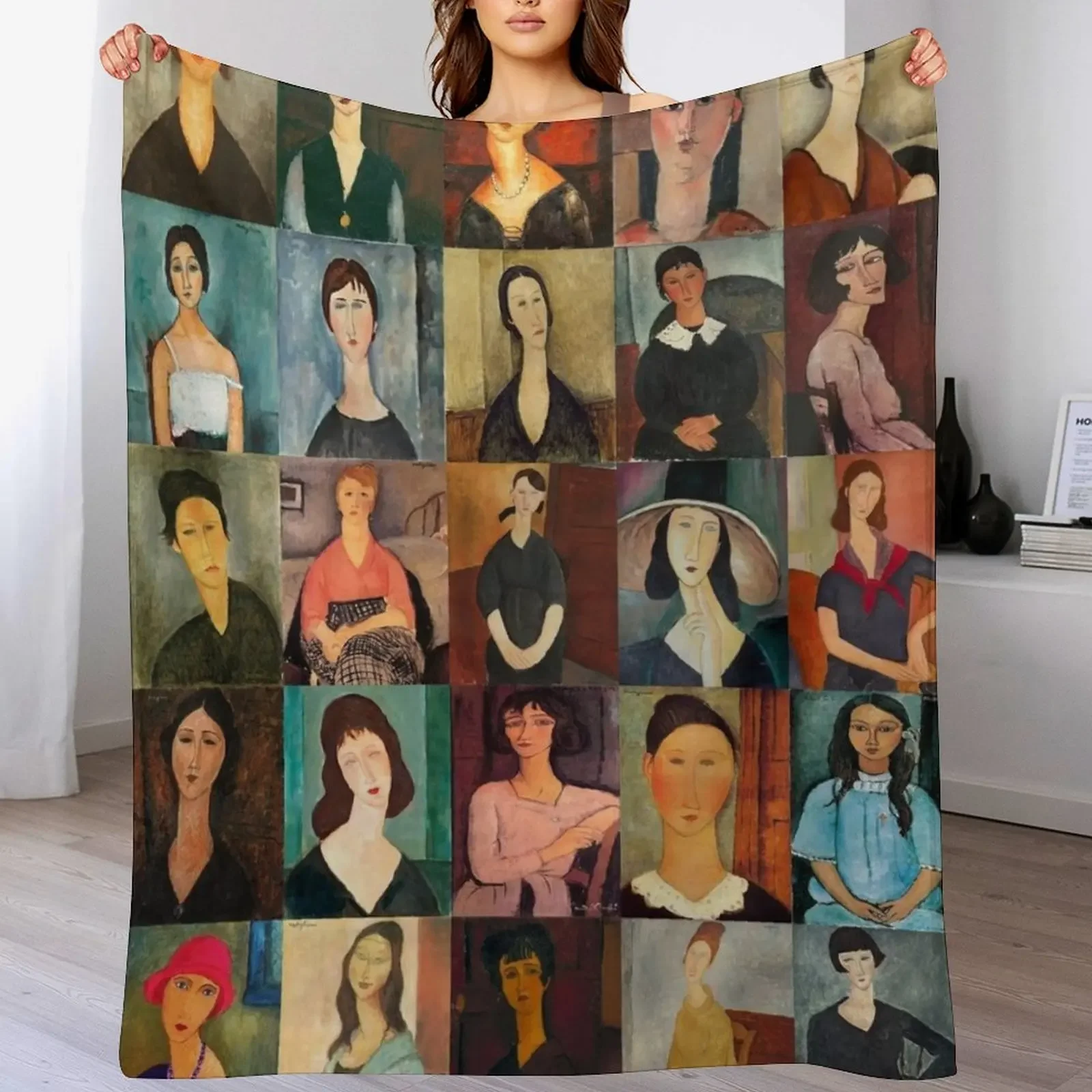 

Amadeo Modigliani Throw Blanket All Weather Soft Throw Blanket for Sofa