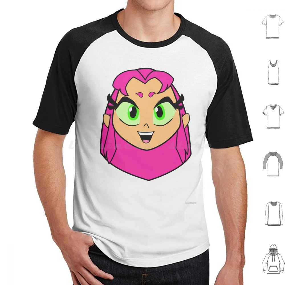 Camiseta de algodón para hombre y mujer, camisa con estampado de Starfire Go, Robin, Cuervo, Cyborg, Beastboy