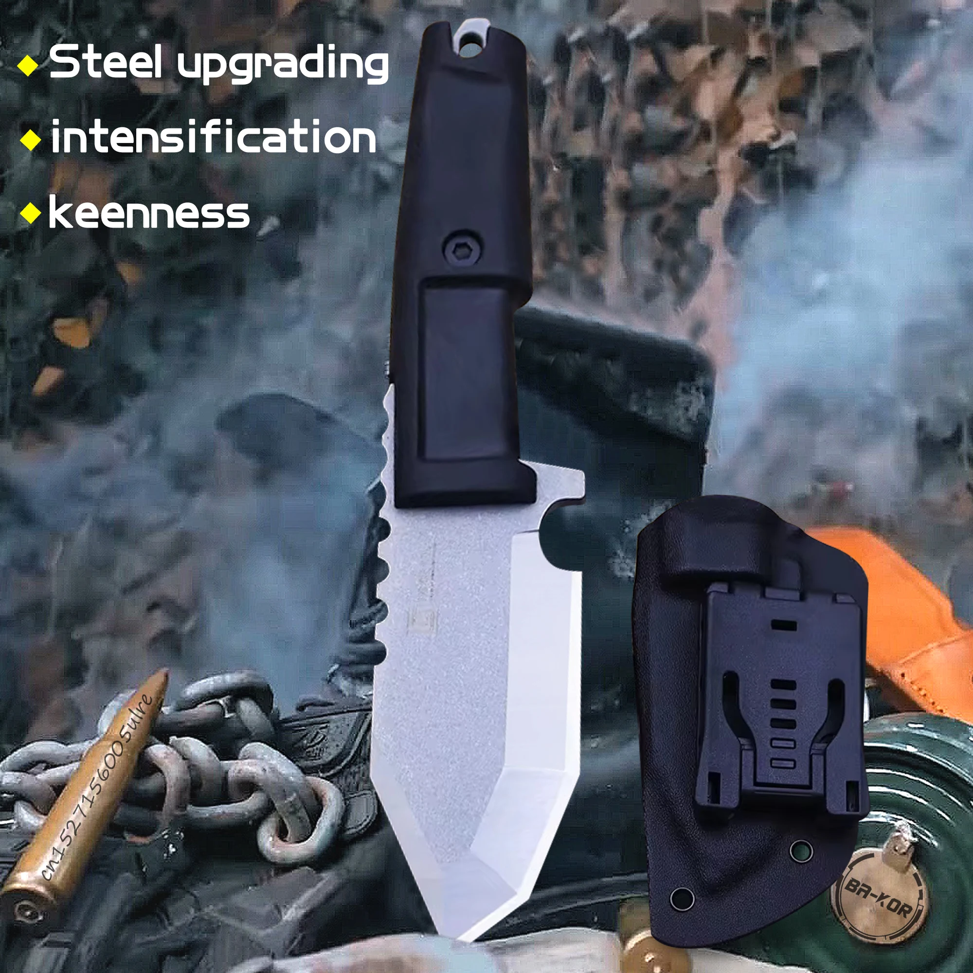 WPKOPYA USA knife One steel hunting knife Wilderness hiking camping knife High hardness wilderness survival small straight knife