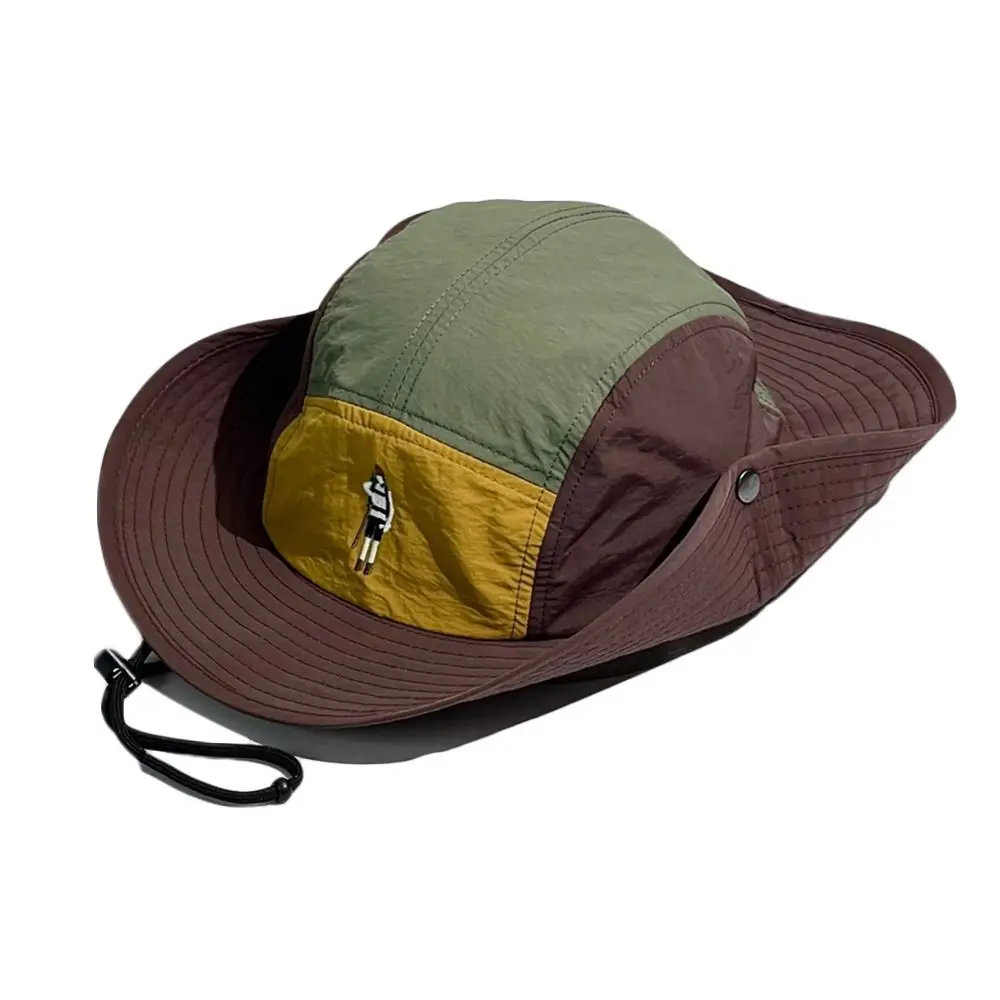 

Anti-UV Bucket Hat Summer Quick-dry Sun Protection Panama Hat Wide Brim Portable Fisherman Cap Camping Hiking