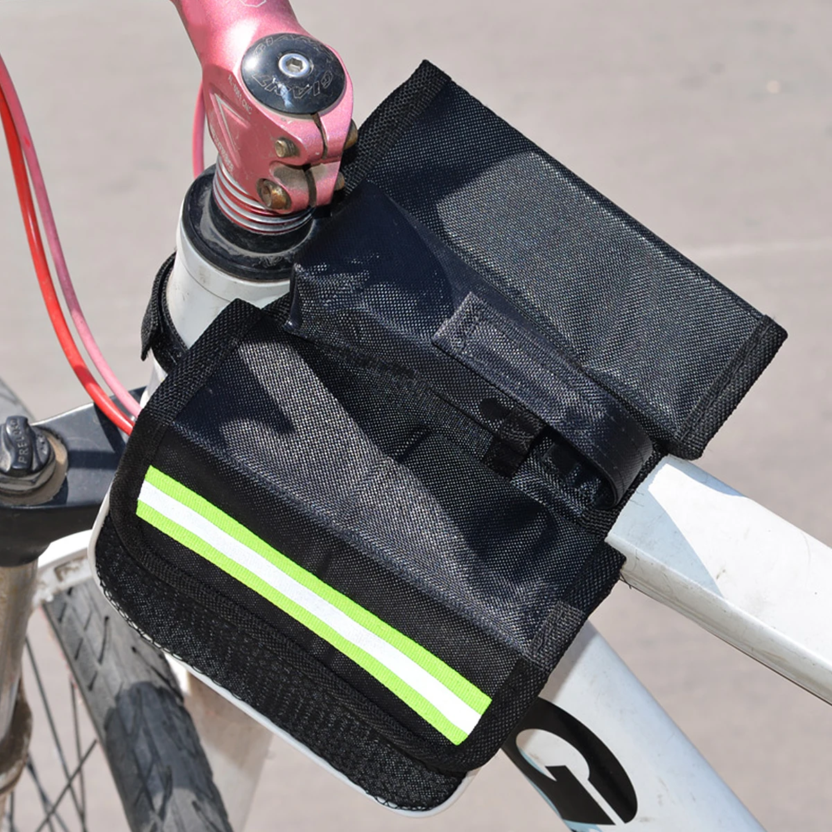 

2 Pcs Bags for Cycling Frame Mountain Front Waterproof Fabric Riding Storage Phone Pouch Bike Bags For Cycling Travel