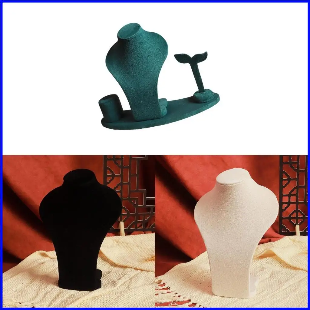 

Fabric Jewelry Stand Earring Rings Showcase Stand Fabric Jewelry Rack for Professional and Collection