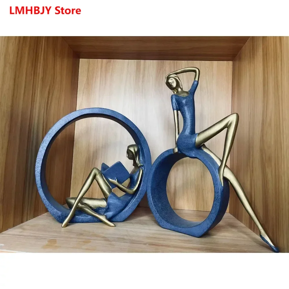 

LMHBJY Modern Minimalist Ornaments Creative Living Room Entrance Wine Cabinet New House Decorations Study Bookcase Ornaments