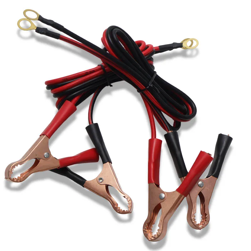 Pcs Car Battery Clip Wire  50AMP Battery Inverter Wire Power Transfer Cable Alligator Clip Devices Plastic And Copper Cables