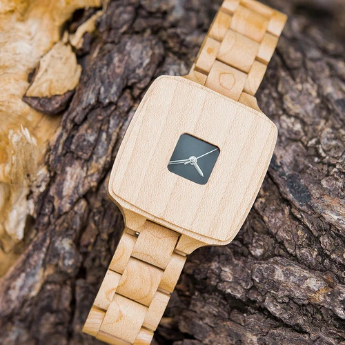 Imagen 2 del producto Reloj Clearanced BOBOBIRD, reloj de pulsera de cuarzo de madera con diseño para hombres, buen valor para relojes de dinero, regalos ecológicos, caja misteriosa, envíos al azar