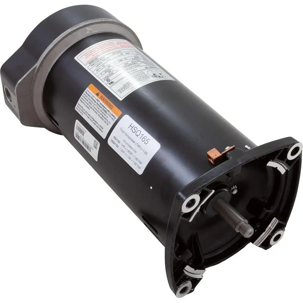 1.65HP 3450RPM Centurion Pro محرك شفة مربع 115 فولت 230 فولت محرك كهربائي أحادي السرعة